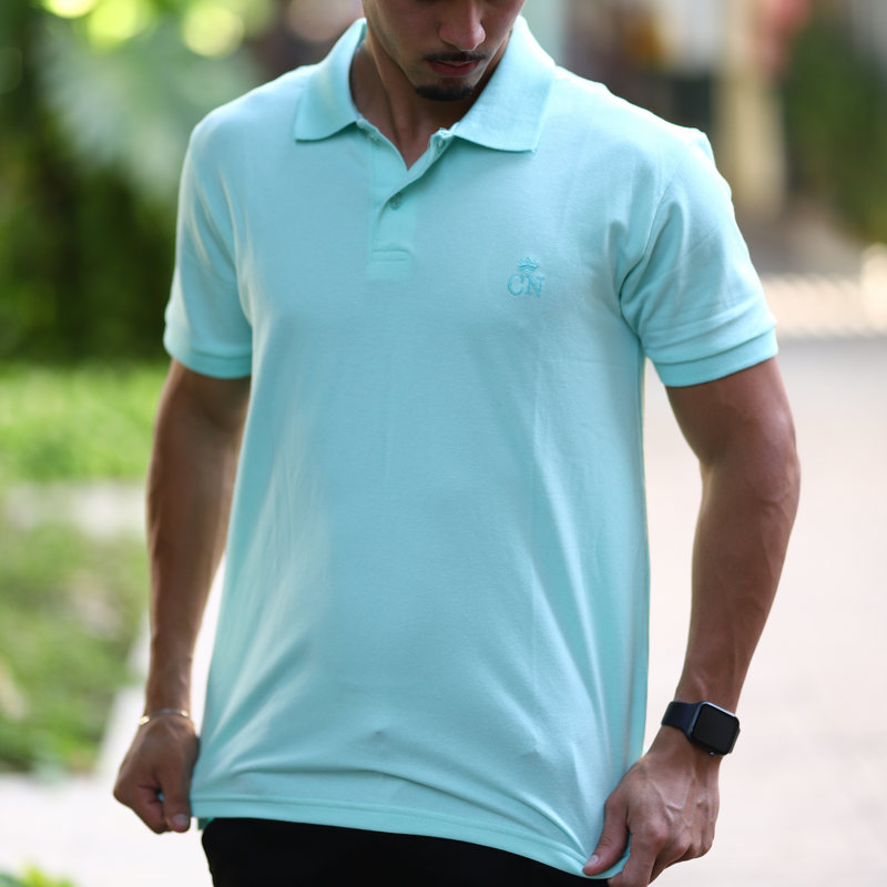 CAMISA GOLA POLO BORDADA CN! EXCLUSIVE