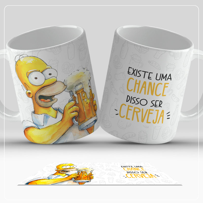 Caneca - Existe uma chance disso ser cerveja