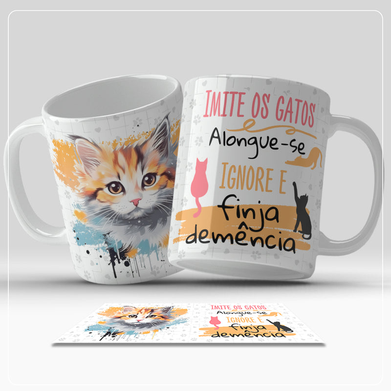 Caneca - Imite os gatos