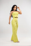 CONJ CALCA E CROPPED SARJA CONFORT